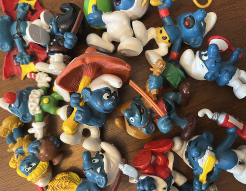 Vintage smurf figure - smurf, (pvc)